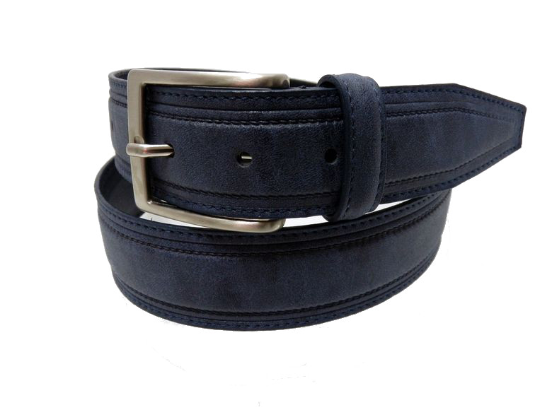 Cintura uomo casorino - blu - 35mm